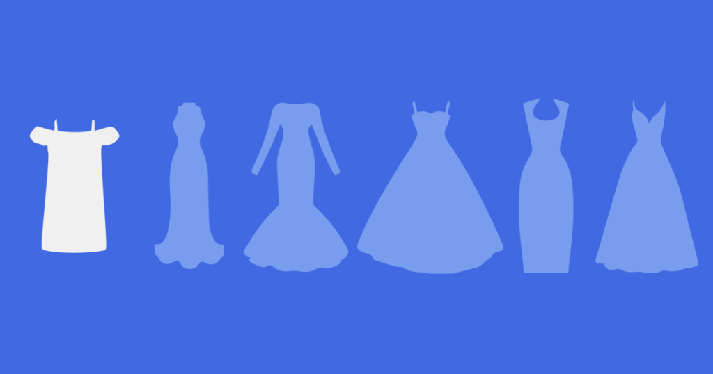 سیلوئت لباس راسته یا مستطیلی (Sheath Silhouette)