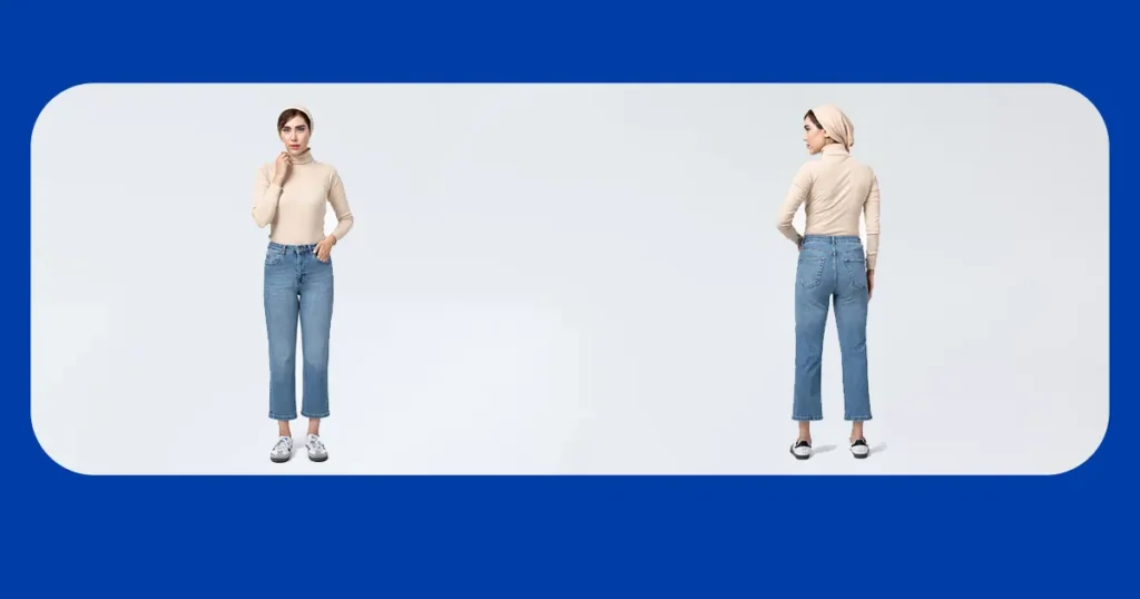 شلوار جین راسته فیت(Straight Fit)